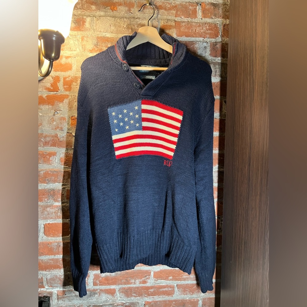 Polo Ralph Lauren American Flag Sweater